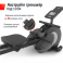 Гребной тренажер UNIX Fit Techno Rower 360 - 9